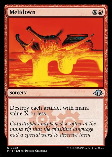 Meltdown, Magic card MH3 282 — Modern Horizons 3 set