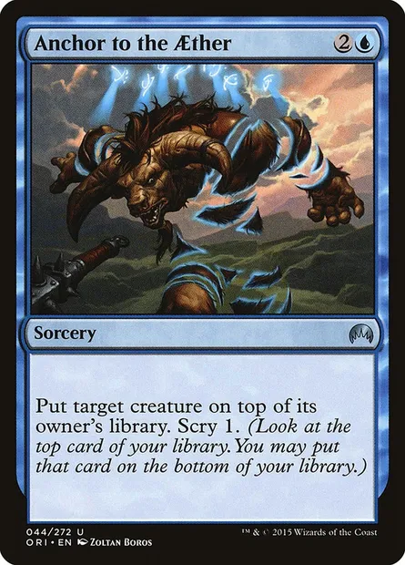 Anchor to the Aether, Magic card ORI 44 — Magic Origins set