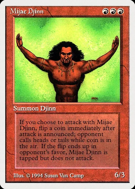 Mijae Djinn, Magic card SUM 166 — Summer Magic / Edgar set