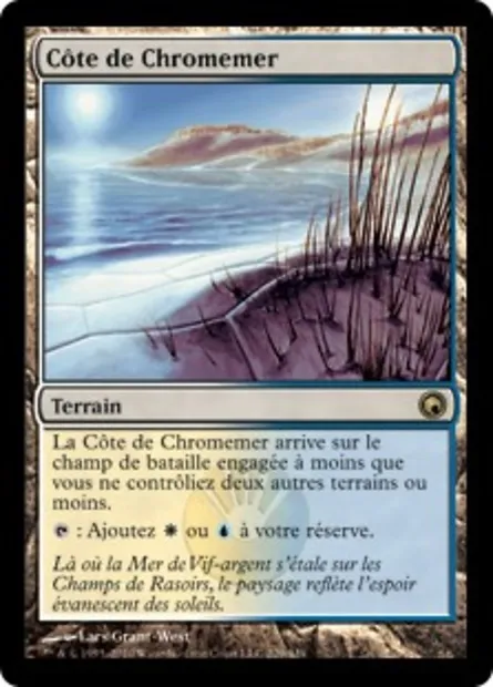 Côte de Chromemer, carte Magic SOM 229 — extension Cicatrices de Mirrodin