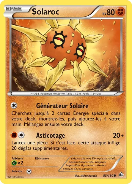 Solaroc, carte Pokémon PRC 83 — extension Primo-Choc