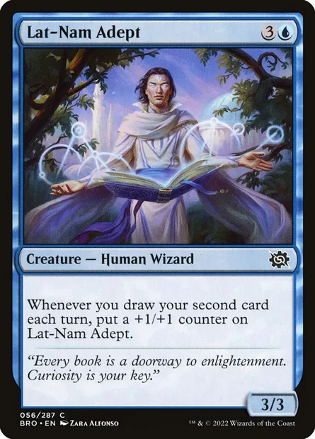 Lat-Nam Adept, Magic card BRO 56 — The Brothers' War set