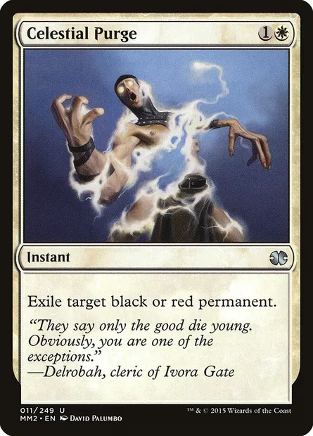 Celestial Purge, Magic card MM2 11 — Modern Masters 2015 set