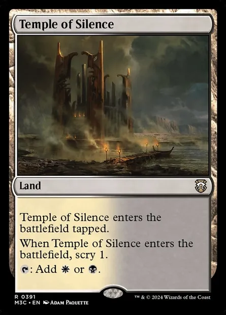 Temple of Silence, Magic card M3C 391 — Modern Horizons 3 Commander set