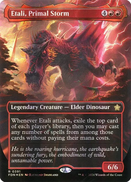 Etali, Tempête primordiale, carte Magic FDN 391 — extension Foundations
