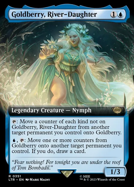 Goldberry, River-Daughter, Magic card LTR 351 — The Lord of the Rings: Tales of Middle-earth set