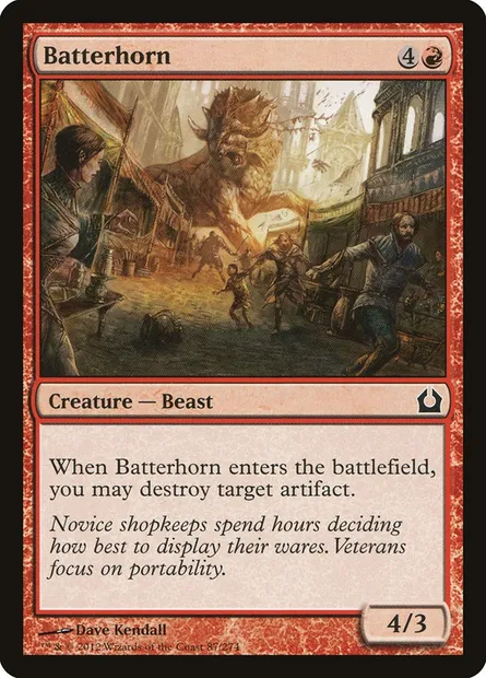 Batterhorn, Magic card RTR 87 — Return to Ravnica set