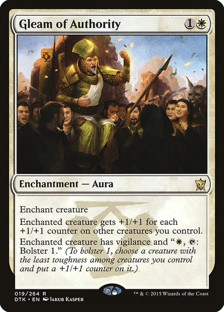 Gleam of Authority, Magic card DTK 19 — Dragons of Tarkir set
