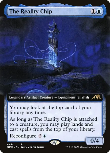 The Reality Chip, Magic card NEO 449 — Kamigawa: Neon Dynasty set
