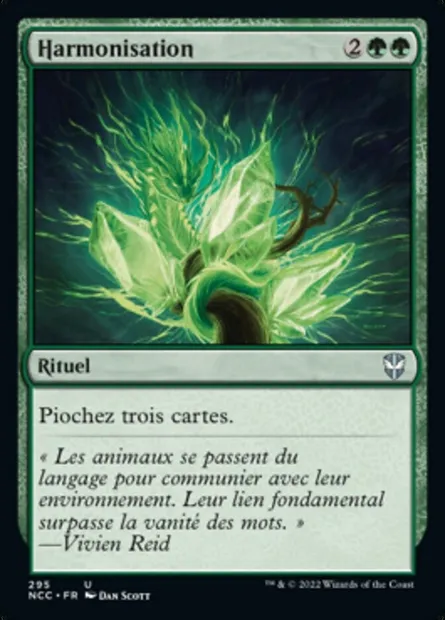 Harmonisation, carte Magic NCC 295 — extension New Capenna Commander