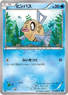 Barpau, carte Pokémon XY2 017 — extension Wild Blaze