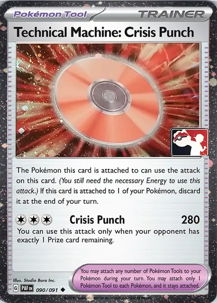 Technical Machine: Crisis Punch, Pokémon card PPS 090-2 — Play! Pokémon Prize Pack Series set