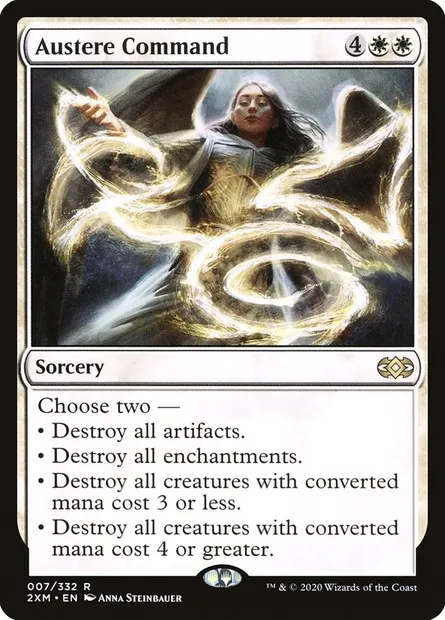 Austere Command, Magic card 2XM 7 — Double Masters set
