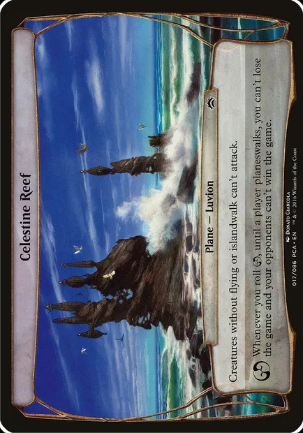 Celestine Reef, Magic card OPCA 17 — Planechase Anthology Planes set
