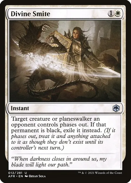 Divine Smite, Magic card AFR 12 — Adventures in the Forgotten Realms set