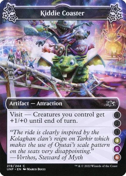Kiddie Coaster, Magic card UNF 219f — Unfinity set
