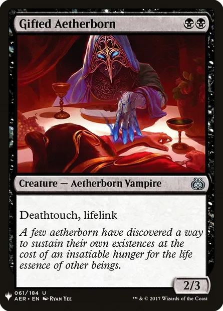 Éthérien doué, carte Magic PLST AER-61 — extension The List