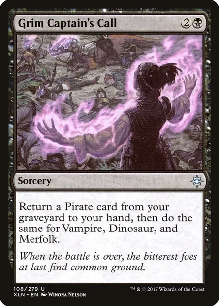 Grim Captain's Call, Magic card XLN 108 — Ixalan set