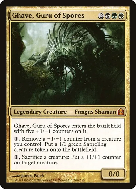 Ghave, Guru of Spores, Magic card CMD 200 — Commander 2011 set