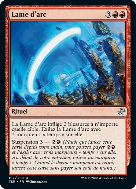 Lame d'arc, carte Magic TSR 152 — extension Spirale Temporelle Remastered