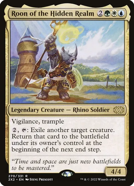 Roon of the Hidden Realm, Magic card 2X2 270 — Double Masters 2022 set