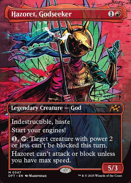 Hazoret, Godseeker, Magic card DFT 347 — Aetherdrift set