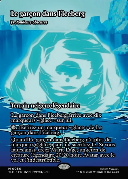 Profondeurs obscures, carte Magic TLE 56 — extension Avatar: The Last Airbender Eternal