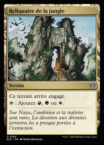 Reliquaire de la jungle, carte Magic ECC 154 — extension Lorwyn Eclipsed Commander