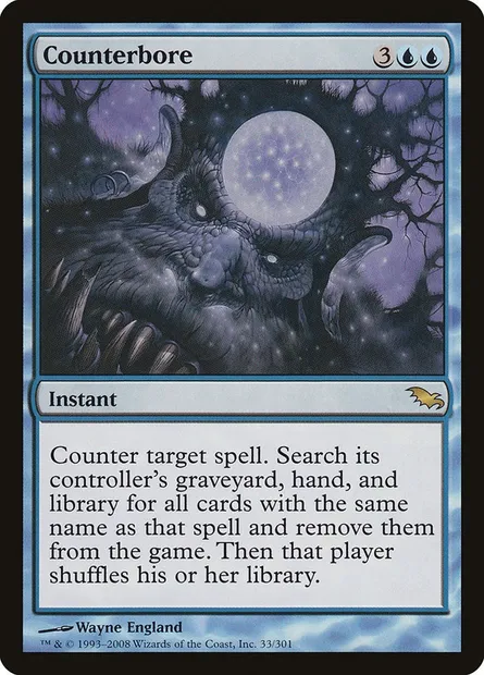Counterbore, Magic card SHM 33 — Shadowmoor set