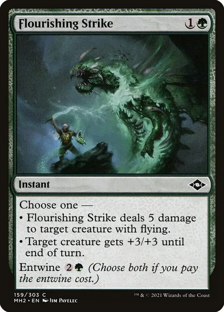 Flourishing Strike, Magic card MH2 159 — Modern Horizons 2 set