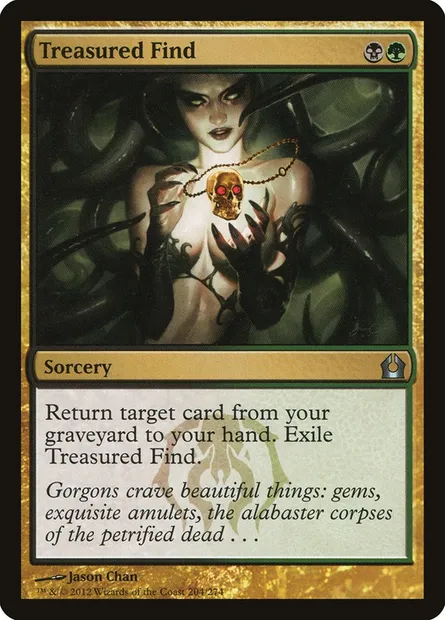 Treasured Find, Magic card RTR 204 — Return to Ravnica set