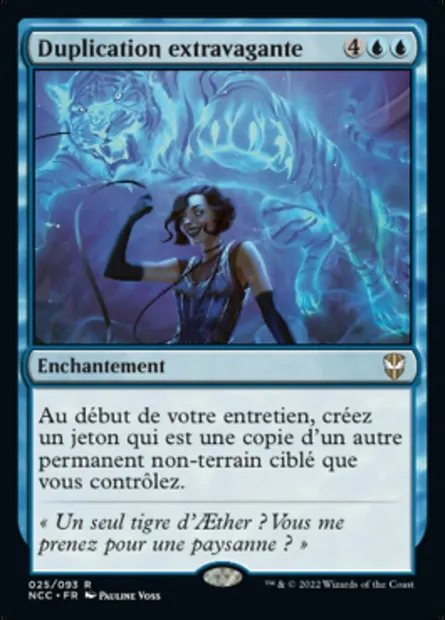 Duplication extravagante, carte Magic NCC 25 — extension New Capenna Commander