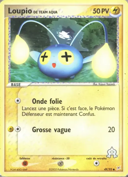 Loupio de Team Aqua, carte Pokémon MA 49 — extension EX Team Magma vs Team Aqua