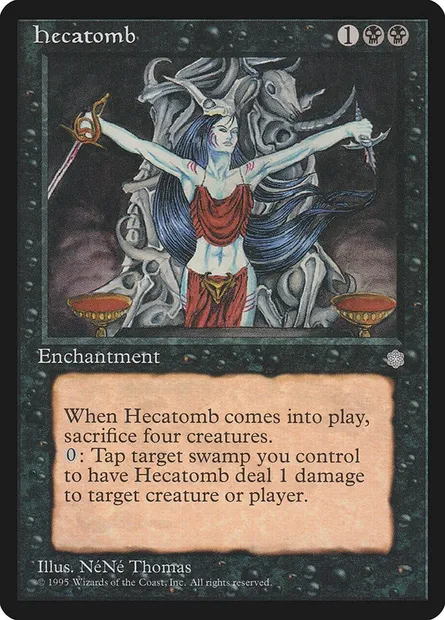 Hécatombe, carte Magic ICE 130 — extension Ere Glaciaire