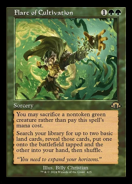 Flare of Cultivation, Magic card MH3 425 — Modern Horizons 3 set