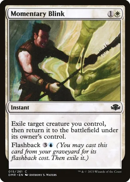 Momentary Blink, Magic card DMR 15 — Dominaria Remastered set