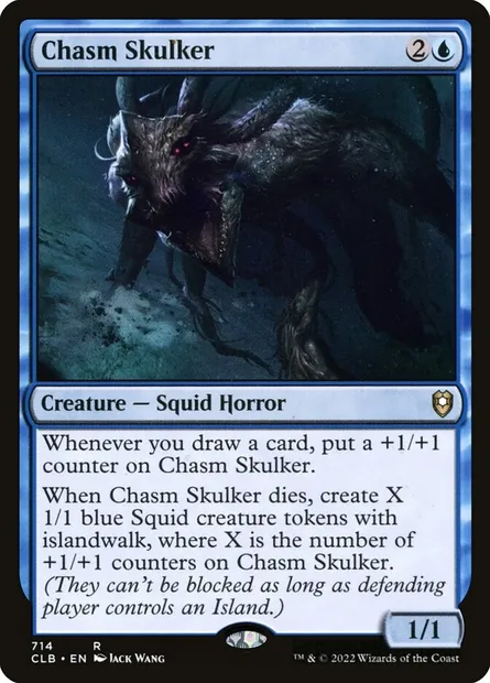 Chasm Skulker, Magic card CLB 714 — Commander Legends: Battle for Baldur's Gate set