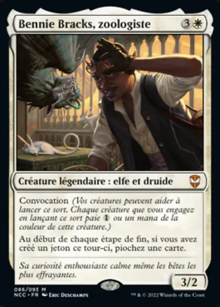 Bennie Bracks, zoologiste, carte Magic NCC 86 — extension New Capenna Commander