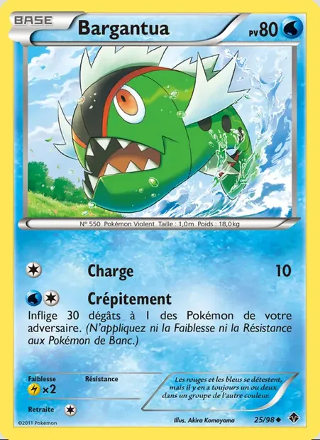 Bargantua, carte Pokémon EPO 25 — extension Pouvoirs Émergents