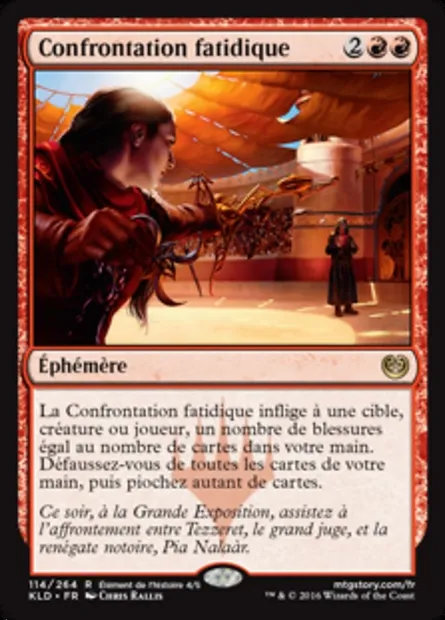 Confrontation fatidique, carte Magic KLD 114 — extension Kaladesh