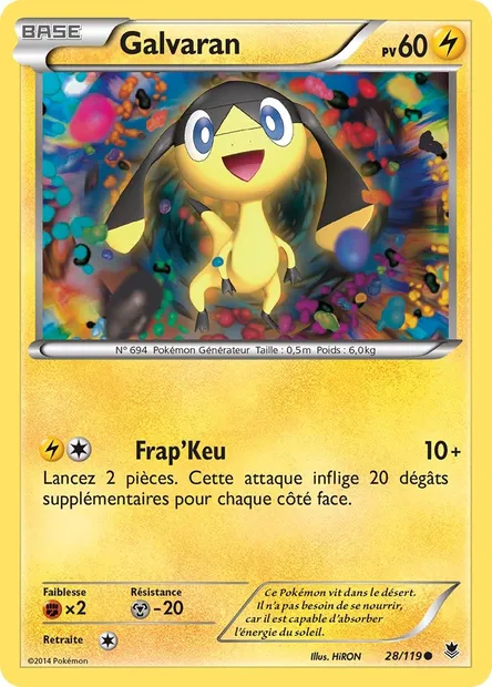 Galvaran, carte Pokémon PHF 28 — extension Vigueur Spectrale