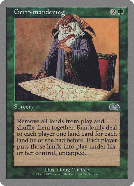 Gerrymandering, Magic card UGL 59 — Unglued set
