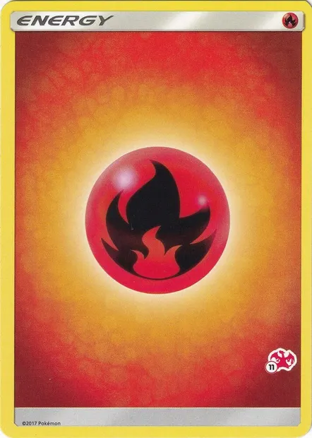 Énergie Feu, carte Pokémon BA20 11c — extension Battle Academy 2020