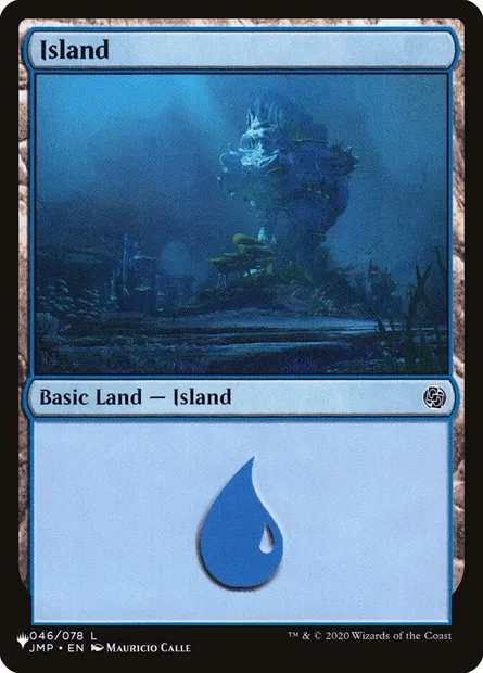 Island, Magic card PLST JMP-46 — The List set