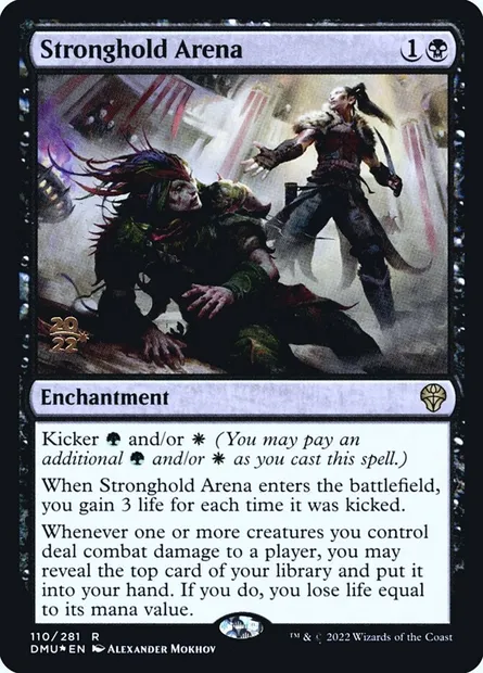 Arène de la forteresse, carte Magic PDMU 110s — extension Dominaria United Promos