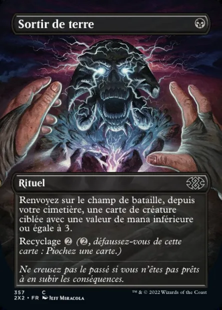 Sortir de terre, carte Magic 2X2 357 — extension Double Masters 2022