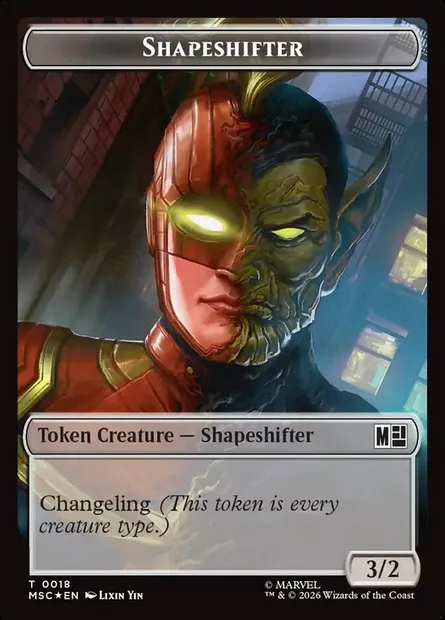 Shapeshifter, Magic card TMSC 18 — Marvel Super Heroes Commander Tokens set
