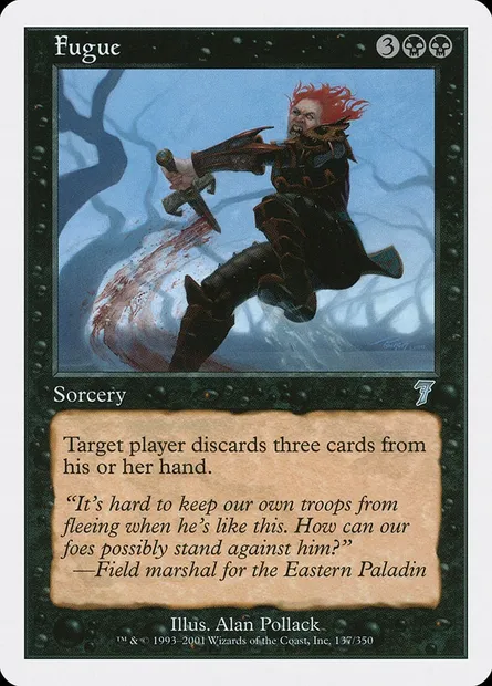Fugue, Magic card 7ED 137 — Seventh Edition set
