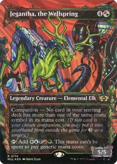 Jegantha, the Wellspring, Magic card MUL 174 — Multiverse Legends set