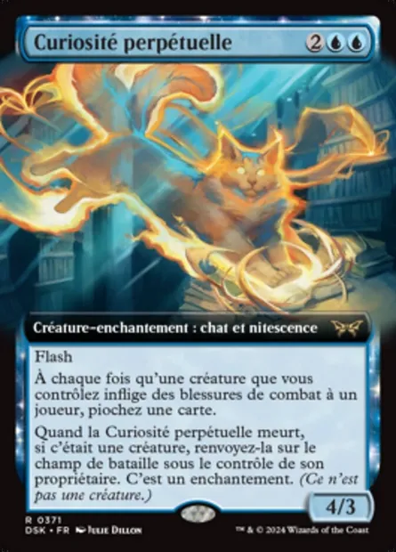 Curiosité perpétuelle, carte Magic DSK 371 — extension Duskmourn: House of Horror